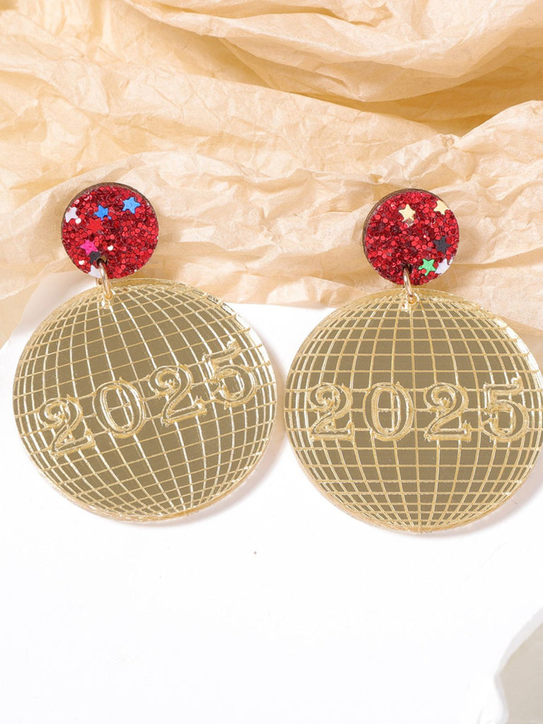 Boucles d'oreilles Disco scintillantes 2025