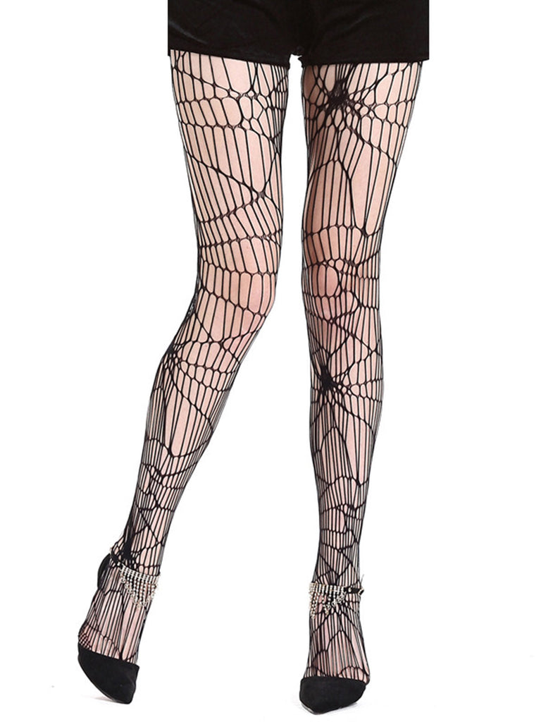 Collants toile creux d'araignée d'Halloween