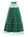 [Pré-vente] Robe verte à pompons pour sapin de Noël des années 60