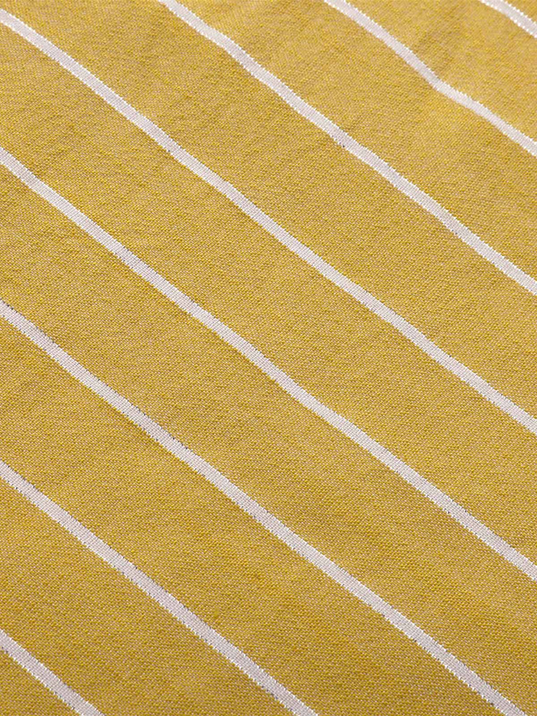 [Pre-Sale] 2PCS Yellow 1950s Stripes Tie-Front Blouse & Shorts