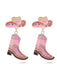 Boucles d'oreilles Cowboy en alliage avec strass