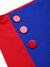 [Prévente] Maillot de bain à lacets rouge et bleu des années 1960
