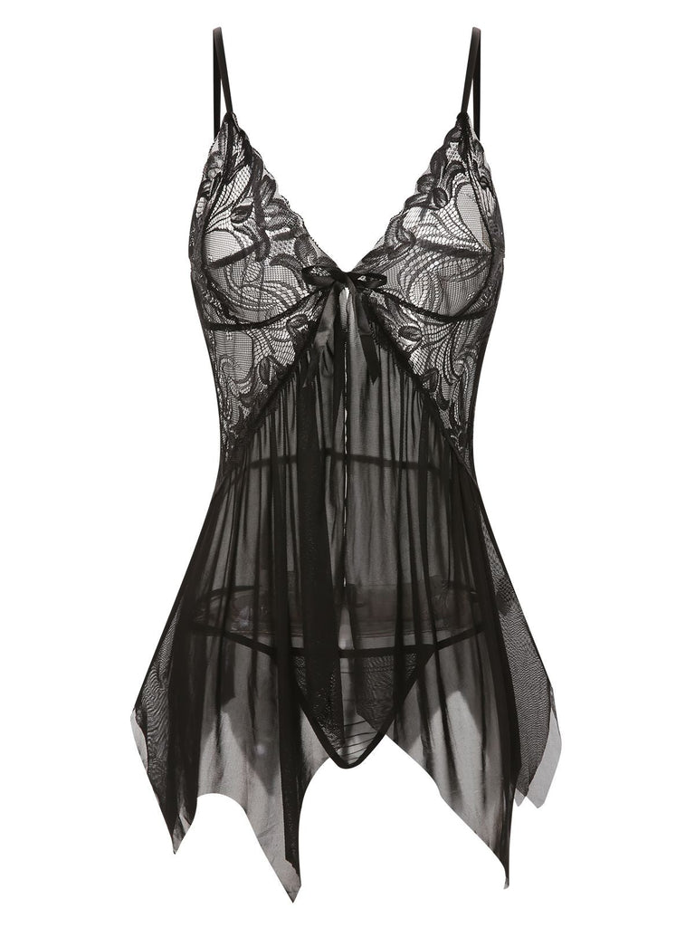 Chemise de nuit transparente best sale